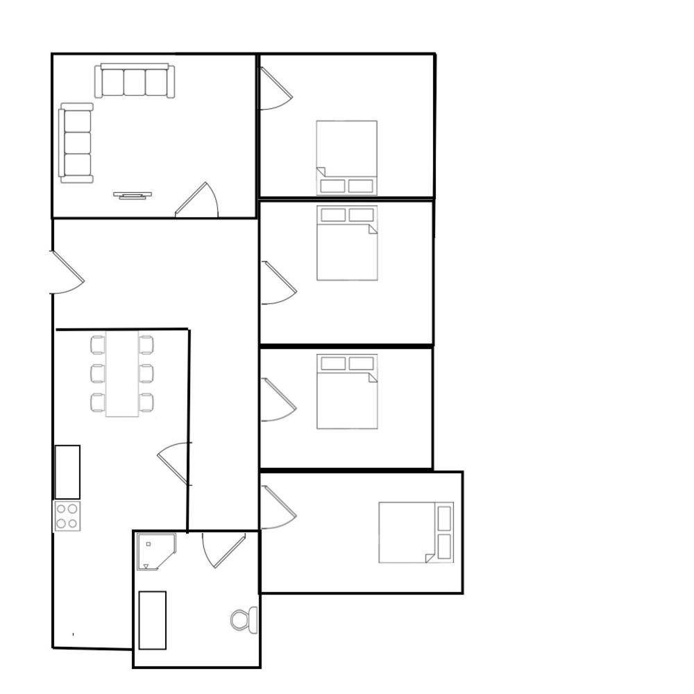 Large Apartment With 4 Bedrooms In โคเปนเฮเกน ภายนอก รูปภาพ